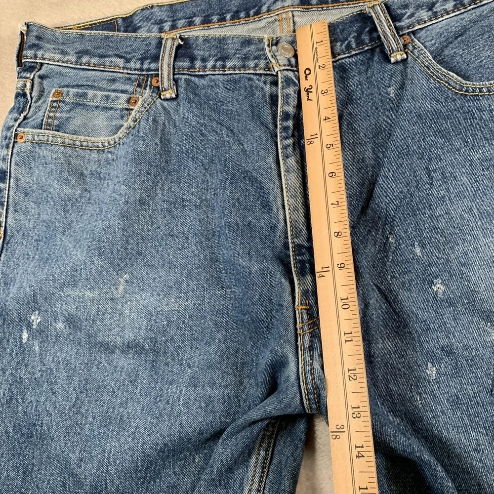 Levis 550‎ Jeans Mens 42x30 Blue Relaxed Fit Tapered Leg Denim Medium Wash Pants
